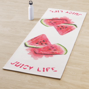 Sweet Watermelon Yoga Mat - Custom Text