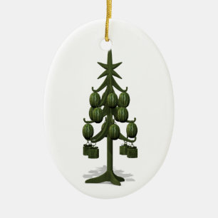 Sweet Watermelons Christmas Tree Ceramic Tree Decoration
