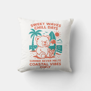 Sweet waves Chill days Cushion