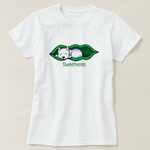 Sweet Westie Terrier Pea Pod T-Shirt