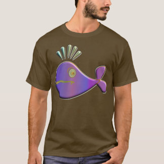 Sweet whale ocean mascot T-Shirt