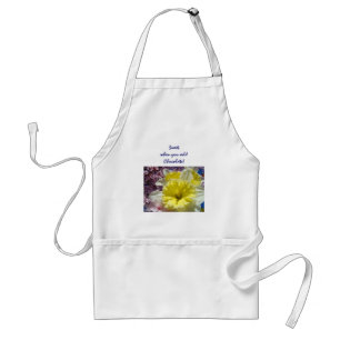 Sweet when you Add Chocolate! apron Daffodils