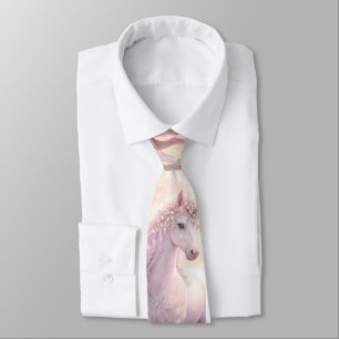 Sweet Whimsical pastel Unicorn Neck Tie