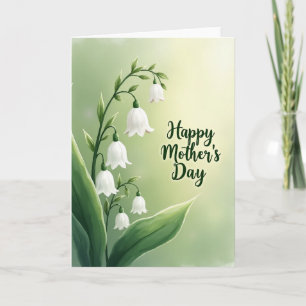 Sweet White Blossom Day Card