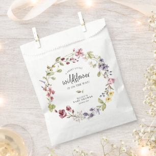 Sweet Wildflower Wreath Baby Shower Favour Bags