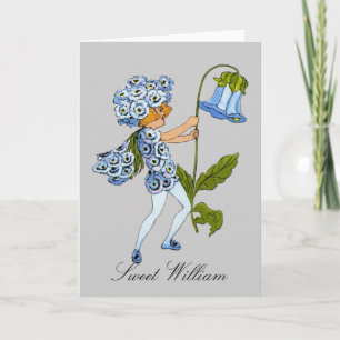 Sweet William - Flower Children Blank Notecard