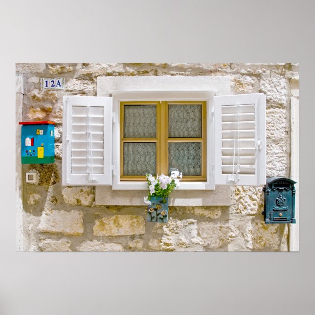 Sweet window with shutters poster (Front)
