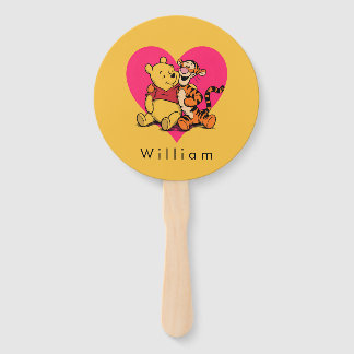Sweet Winnie the Pooh & Tigger Hand Fan