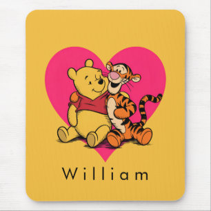 Sweet Winnie the Pooh & Tigger Mouse Mat