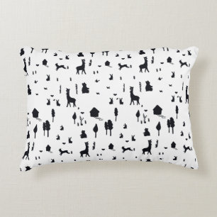 Sweet winter decorative cushion