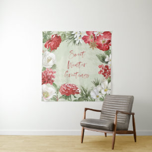 Sweet Winter Greetings Tapestry