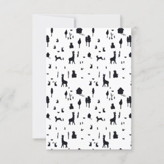 Sweet winter invitation card