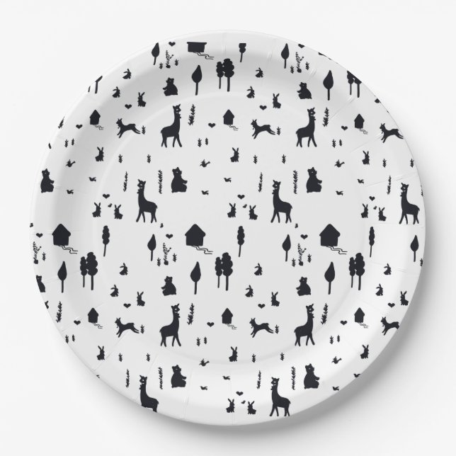 Sweet winter paper plate (Front)