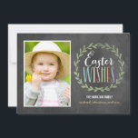 Sweet Wishes Easter Photo Cards<br><div class="desc">Modern and stylish Easter cards from Berry Berry Sweet Designs. Visit our showroom at WWW.BERRYBERRYSWEET.COM for more stylish stationery designs.</div>