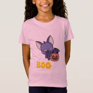 Sweet Women Design T-Shirt, Boo Girl Pumpkin Shirt