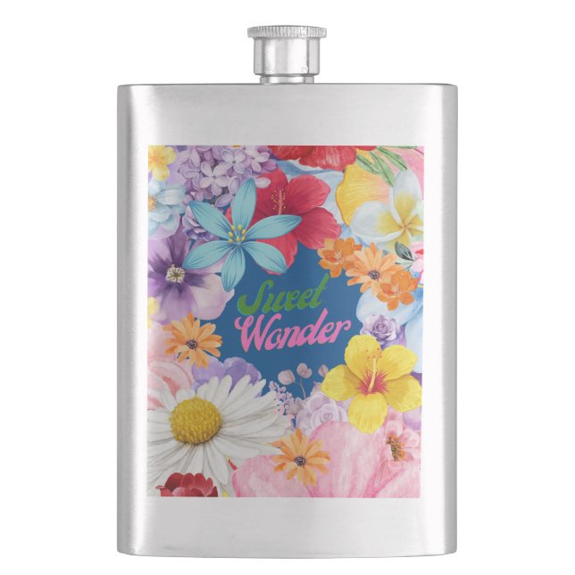 Sweet Wonder Hip Flask (Front)