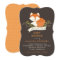 Sweet Woodland Fox Baby Shower Invitation