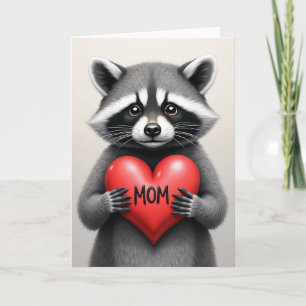 Sweet Woodland Mom Heart Card