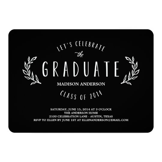 Sweet Wreath | Graduation Invitation