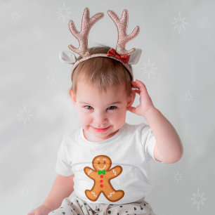 sweet XmaS gingerbread man Baby Bodysuit