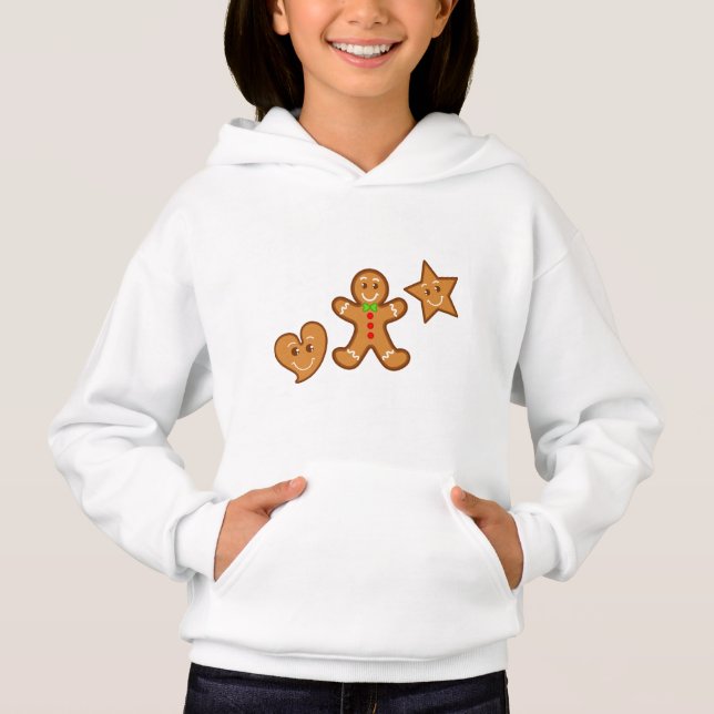 sweet XmaS gingerbread pals Hoodie (Front)