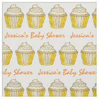 Sweet Yellow Cupcake Baby Bridal Shower Dessert