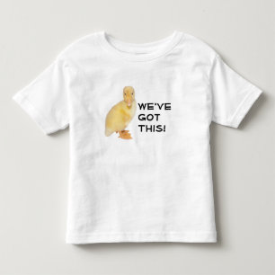 Sweet Yellow Duckling Profile Photograph Toddler T-Shirt