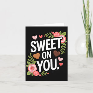 Sweet you romantic valentine's love hearts Design Card