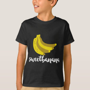 Sweetbanana Sweet Banana Tropical Fruit Lover Humo T-Shirt