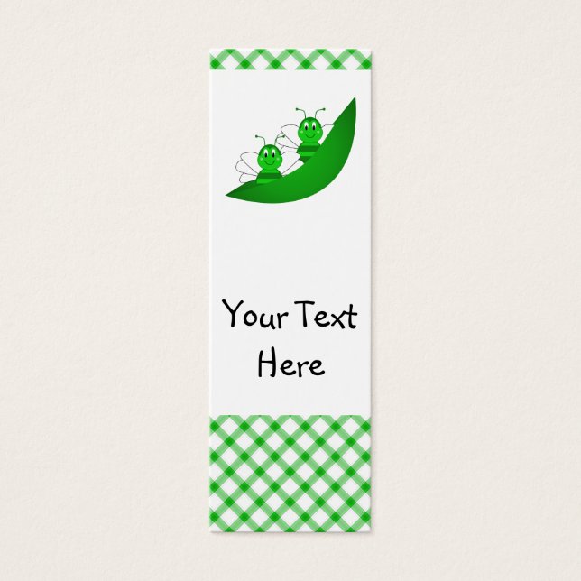 SweetBee Twin Bumble Bees Bookmark (Front)