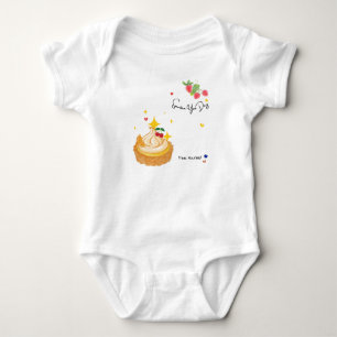 Sweeten Your Day, Treat Yourself – Fruit Tart Dess Baby Bodysuit