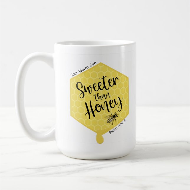 Sweeter Than Honey Coffee Mug (Left)