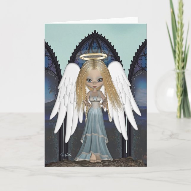 Sweetest Angel Greeting Card (Front)
