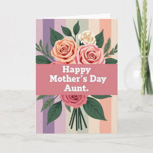 Sweetest Aunt Mothers Day Card