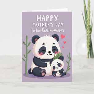 Sweetest Bear Family Mothers Day Card