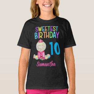 Sweetest Birthday Party Colourful Custom T-Shirt