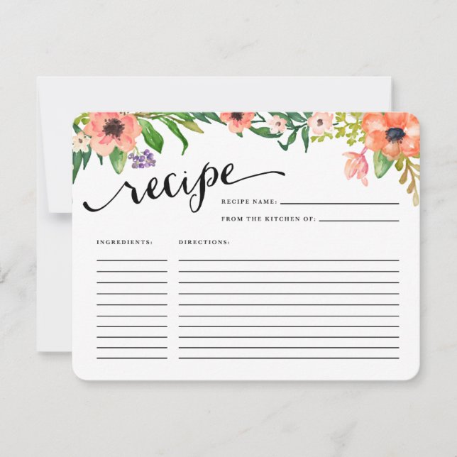 Sweetest Day | Recipe Card (Front)