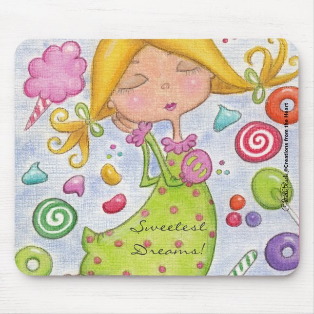 Sweetest Dreams Mouse Mat (Front)