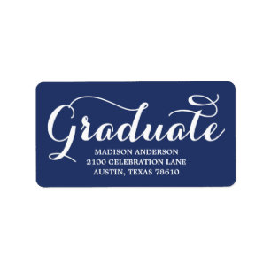 Sweetest Grad Graduation Address Label