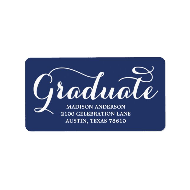 Sweetest Grad | Graduation Address Label (Front)