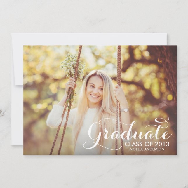 SWEETEST GRAD | GRADUATION INVITATION (Front)