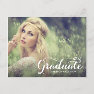 Sweetest Grad Graduation Postcard Invitation