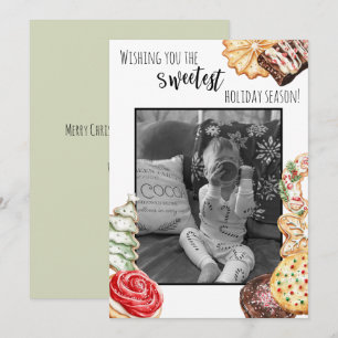 Sweetest Holidays Flat Holiday Card