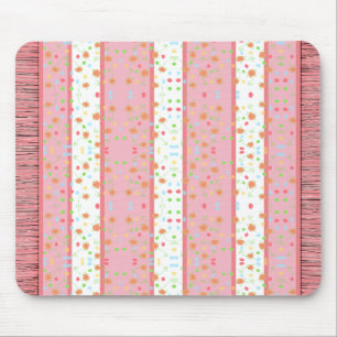 Sweetest Little Floral Patterned Carpet Style Mouse Mat