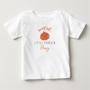 sweetest little pumpkin custom name  baby T-Shirt
