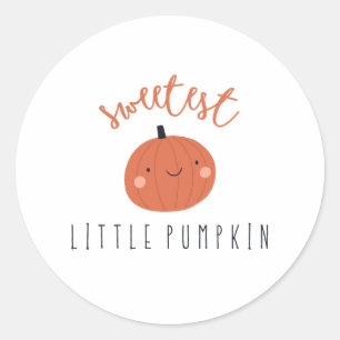 sweetest little pumpkin cute Stickers & Labels