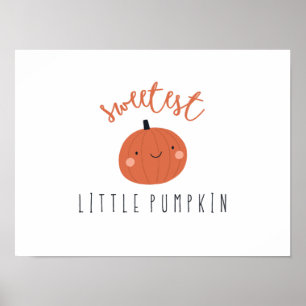 sweetest little pumpkin Poster Prints digital 