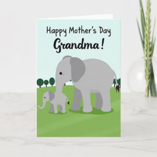 Sweetest Mom Animal Art Card