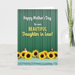 Sweetest Mom Bright Yellow Card