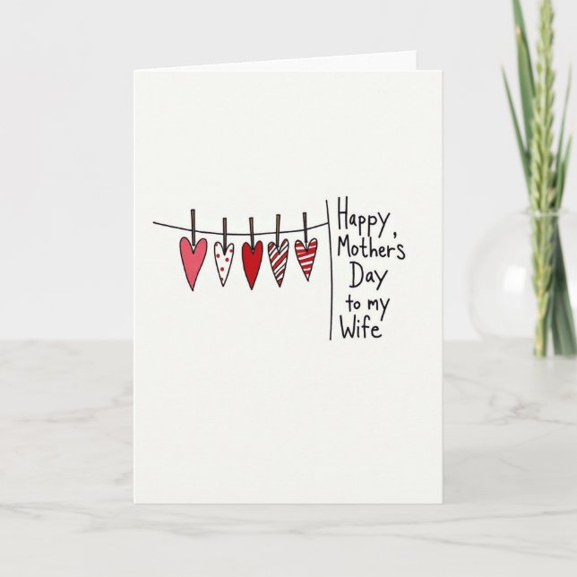 Sweetest Mothers Day Keepsake Card (Front)